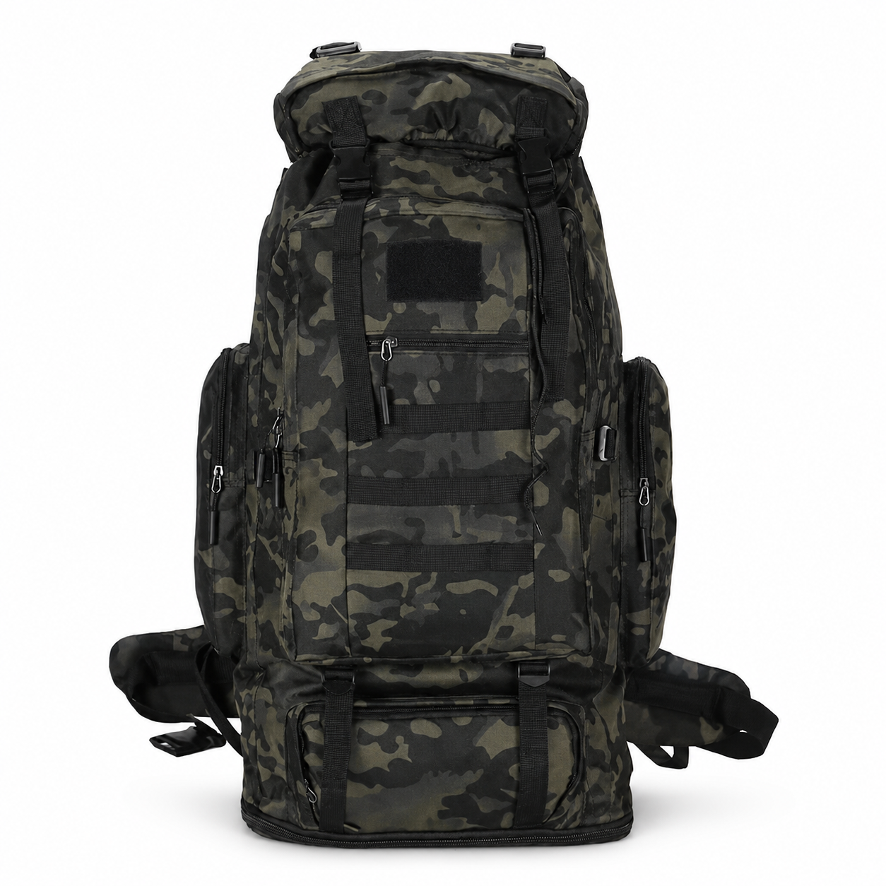 100L Tactical Backpack & Military Rucksack with MOLLE System — Extra Large Hiking Backpack & Expedition Assault Pack for Camping, Hunting, Bug Out, Mountaineering & Backpacking