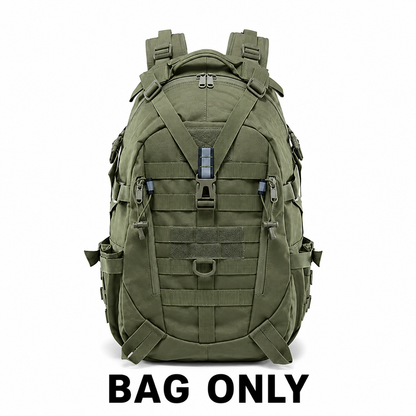 Tactical Laptop Backpack & Travel Hiking Rucksack for Men & Women, MOLLE Daypack with Reflective Strip for Camping, Hunting, Fishing, Bug Out, Climbing & Outdoor Adventures