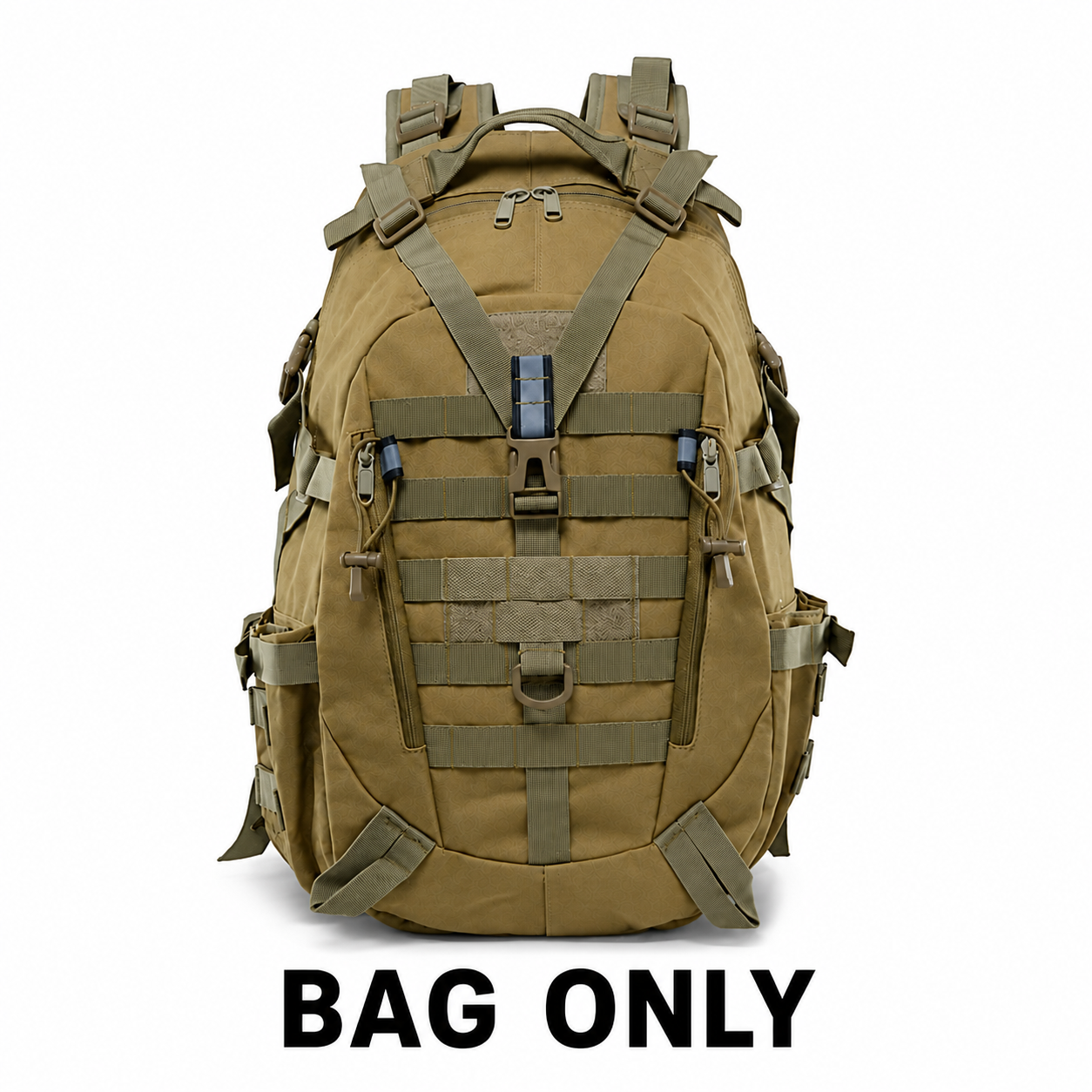 Tactical Laptop Backpack & Travel Hiking Rucksack for Men & Women, MOLLE Daypack with Reflective Strip for Camping, Hunting, Fishing, Bug Out, Climbing & Outdoor Adventures