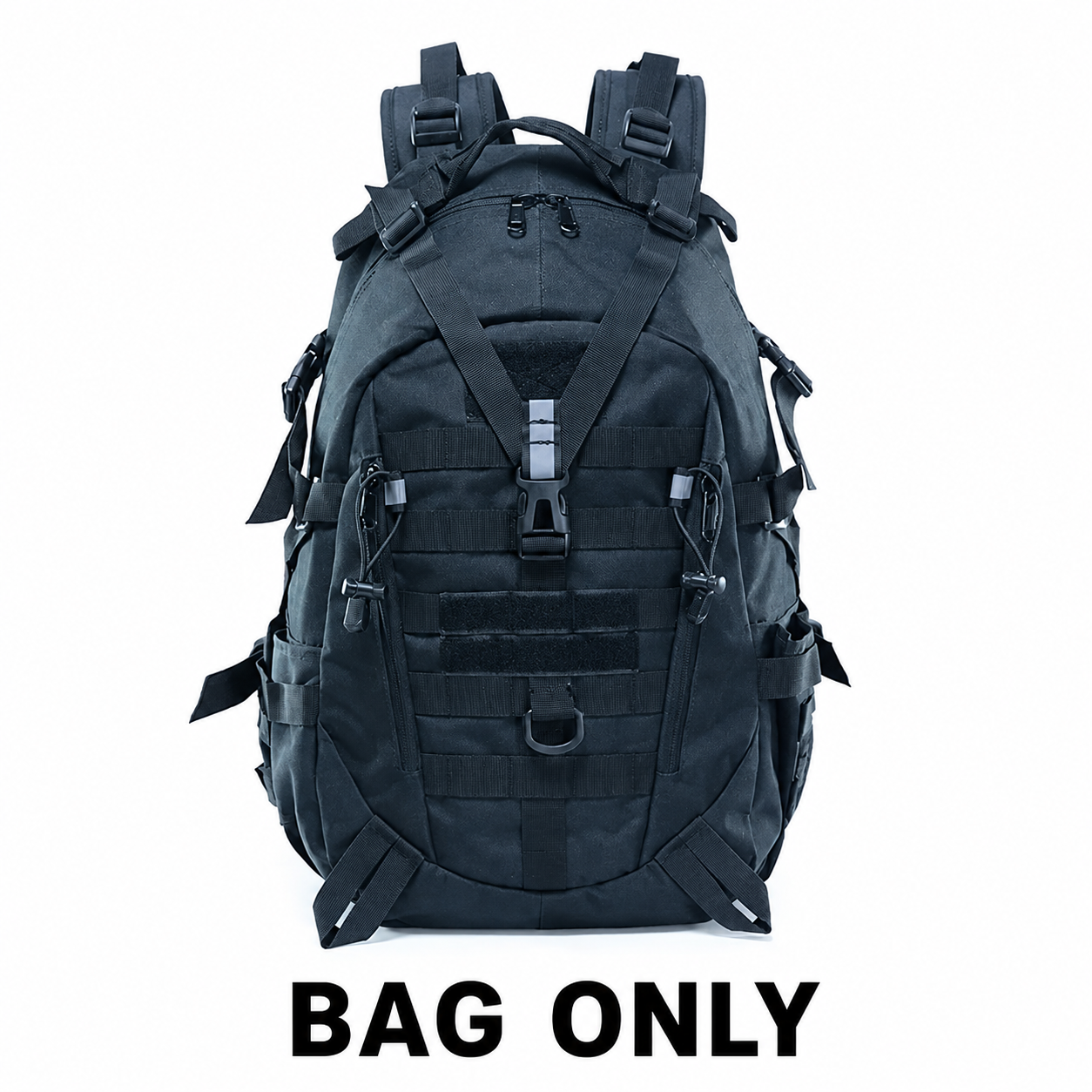 Tactical Laptop Backpack & Travel Hiking Rucksack for Men & Women, MOLLE Daypack with Reflective Strip for Camping, Hunting, Fishing, Bug Out, Climbing & Outdoor Adventures