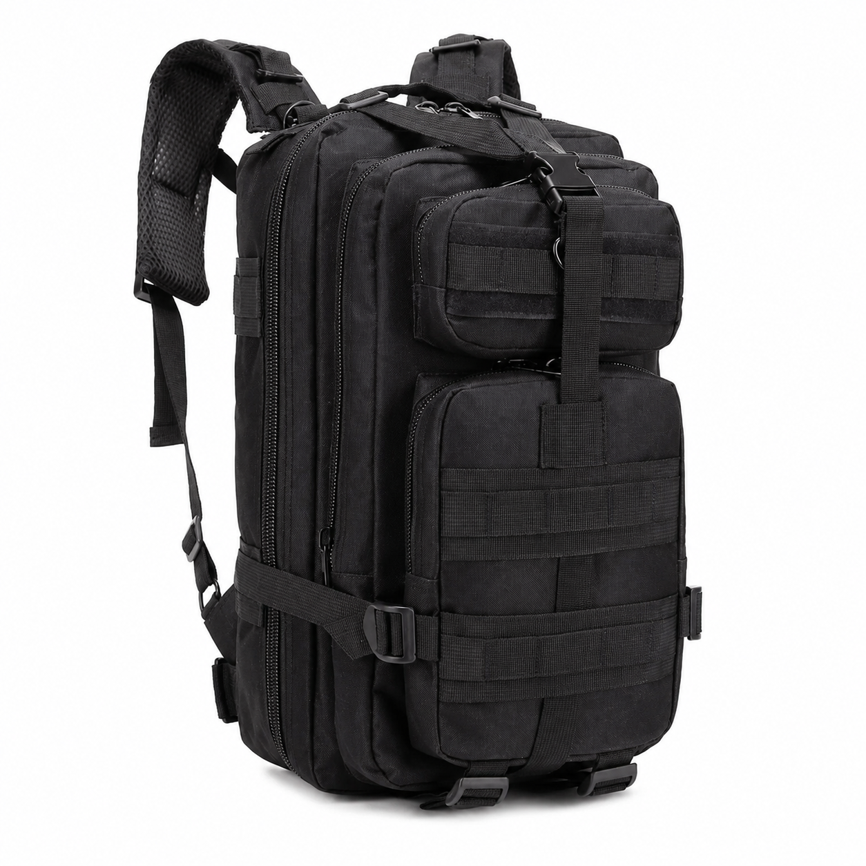 30L Tactical Backpack & EDC Daypack — Military MOLLE Assault Pack & Laptop Bag for Hiking, Bug Out, Hunting, Work & Everyday Carry