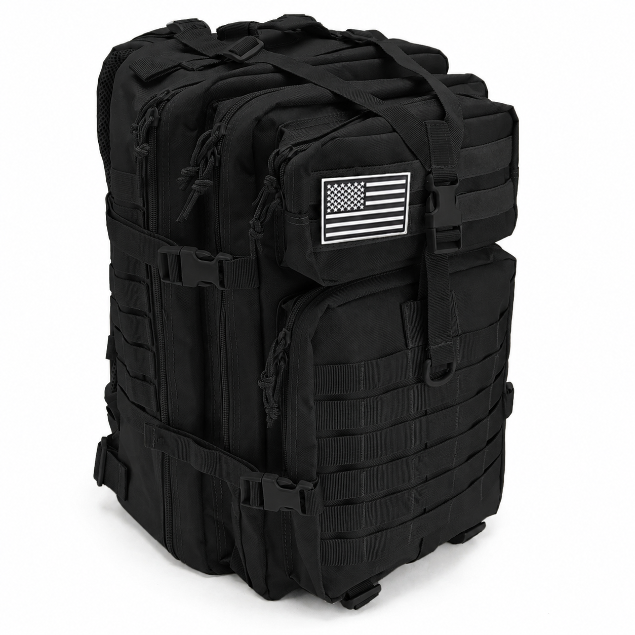 50L Tactical Backpack & Military Assault Pack — MOLLE Hiking Backpack & Laptop Bag for Bug Out, Hunting, Camping & Everyday Carry