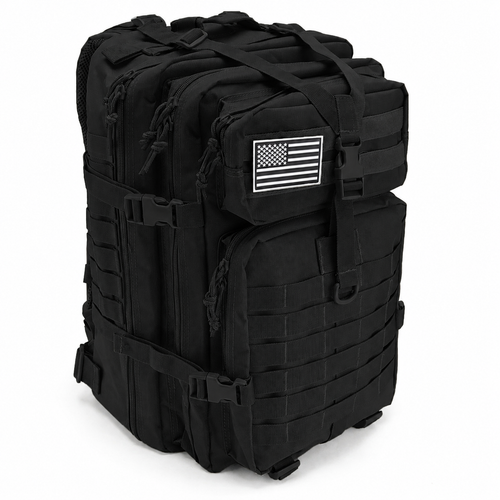50L Tactical Backpack & Military Assault Pack — MOLLE Hiking Backpack & Laptop Bag for Bug Out, Hunting, Camping & Everyday Carry