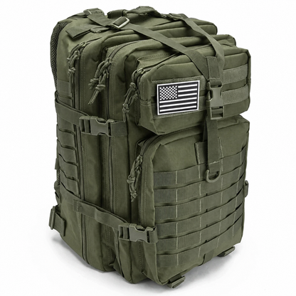 50L Tactical Backpack & Military Assault Pack — MOLLE Hiking Backpack & Laptop Bag for Bug Out, Hunting, Camping & Everyday Carry