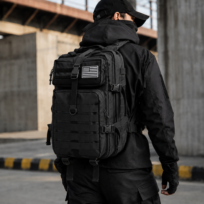 50L Tactical Backpack & Military Assault Pack — MOLLE Hiking Backpack & Laptop Bag for Bug Out, Hunting, Camping & Everyday Carry