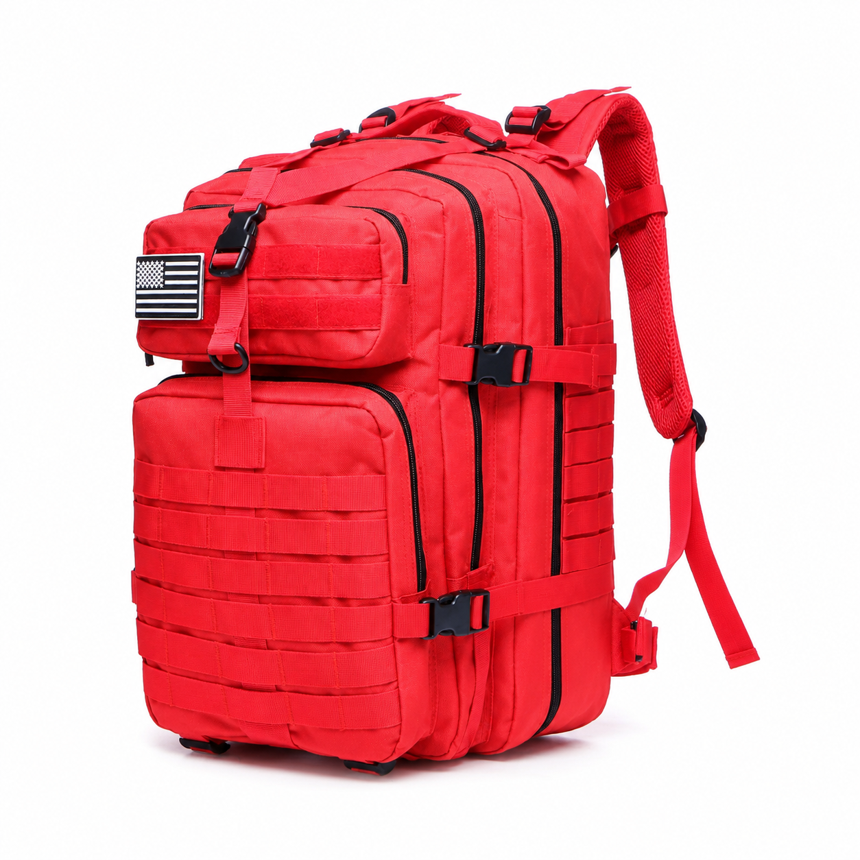 50L Tactical Hiking Backpack & Gym Rucksack with Hydration Bladder Compatibility, 1000D Nylon for Rucking, CrossFit, Hyrox, Camping, Hunting & Fishing — Water-Resistant Outdoor Pack with Laptop Compartment