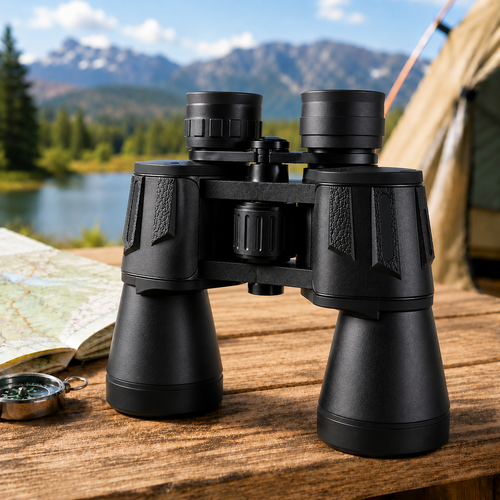 20x50 High-Powered Binoculars with BAK4 Prism & FMC Lens, IPX4 Water-Resistant for Bird Watching, Hunting, Wildlife Viewing, Hiking & Camping