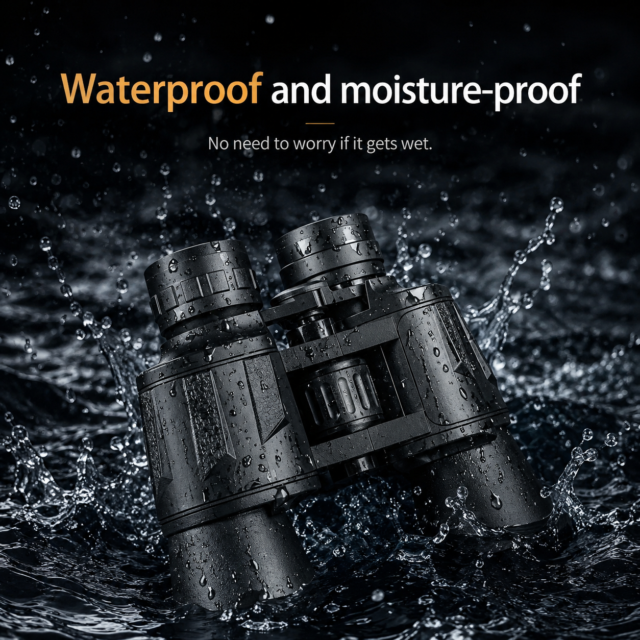 20x50 High-Powered Binoculars with BAK4 Prism & FMC Lens, IPX4 Water-Resistant for Bird Watching, Hunting, Wildlife Viewing, Hiking & Camping