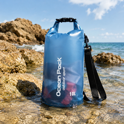 2L–20L Waterproof Floating Dry Bag, Roll-Top Dry Sack for Kayaking, Boating, Fishing, Rafting, Hiking & Camping