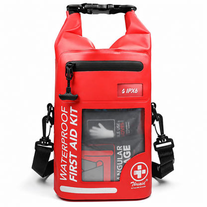 250-Piece Waterproof Survival First Aid Kit with Dry Bag for Camping, Hiking, Boating, Fishing & Emergency Preparedness