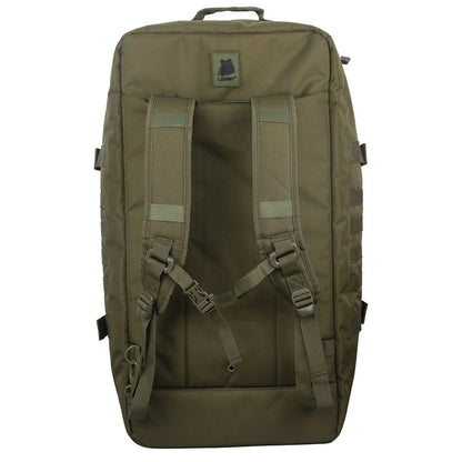 45L Gym Bag, Duffel & Duffle Bag Backpack — 3-Way Tactical Gym Duffle Bag with MOLLE System for Gym, Travel, Camping, Hiking & Bug Out