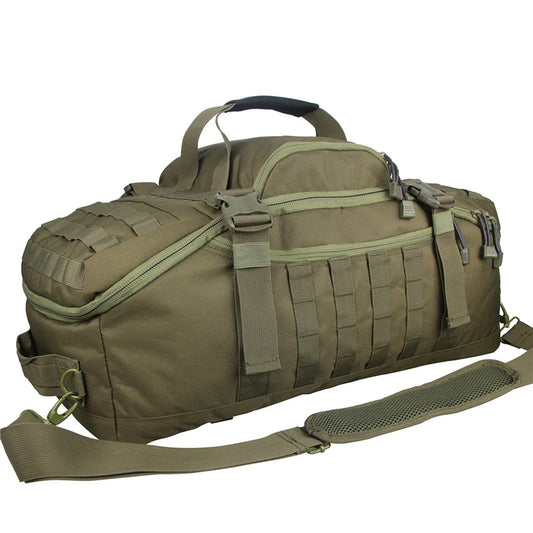 80L Gym Bag, Duffel & Duffle Bag Backpack — 3-Way Large Tactical Gym Duffle Bag with MOLLE System for Gym, Travel, Camping, Hiking & Bug Out