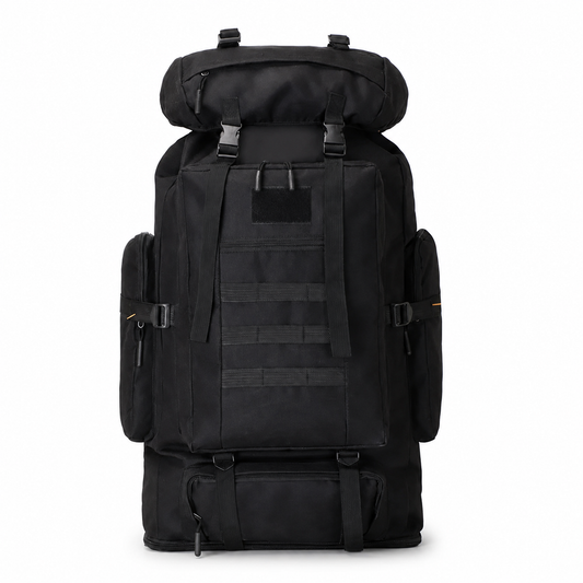 100L Tactical Backpack & Military Rucksack with MOLLE System — Extra Large Hiking Backpack & Expedition Assault Pack for Camping, Hunting, Bug Out, Mountaineering & Backpacking