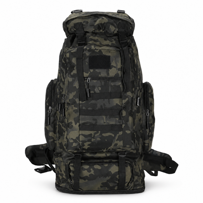 100L Tactical Backpack & Military Rucksack with MOLLE System — Extra Large Hiking Backpack & Expedition Assault Pack for Camping, Hunting, Bug Out, Mountaineering & Backpacking