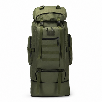 100L Tactical Backpack & Military Rucksack with MOLLE System — Extra Large Hiking Backpack & Expedition Assault Pack for Camping, Hunting, Bug Out, Mountaineering & Backpacking