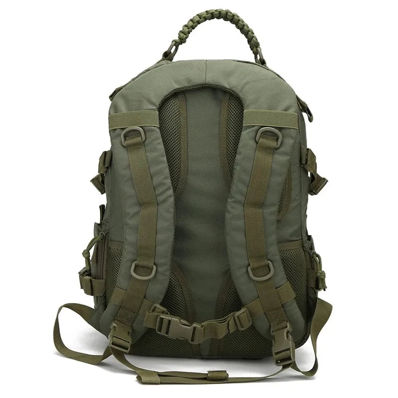 35L Tactical Bug Out Bag & Go Bag, Military-Style Hiking Backpack & Survival Daypack for Men & Women — Large Capacity Army Assault Pack for Camping, Hunting, Trekking & Emergency Preparedness