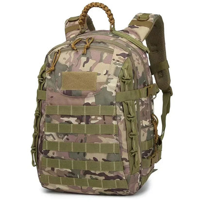 35L Tactical Bug Out Bag & Go Bag, Military-Style Hiking Backpack & Survival Daypack for Men & Women — Large Capacity Army Assault Pack for Camping, Hunting, Trekking & Emergency Preparedness