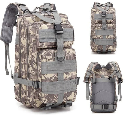 30L Tactical Backpack & EDC Daypack — Military MOLLE Assault Pack & Laptop Bag for Hiking, Bug Out, Hunting, Work & Everyday Carry