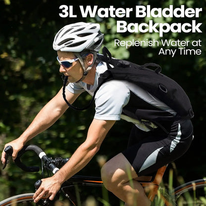 3L Hydration Pack, Hydration Backpack & Water Backpack with Water Bladder for Hiking, Running, Cycling, Trail Running & Outdoor Use
