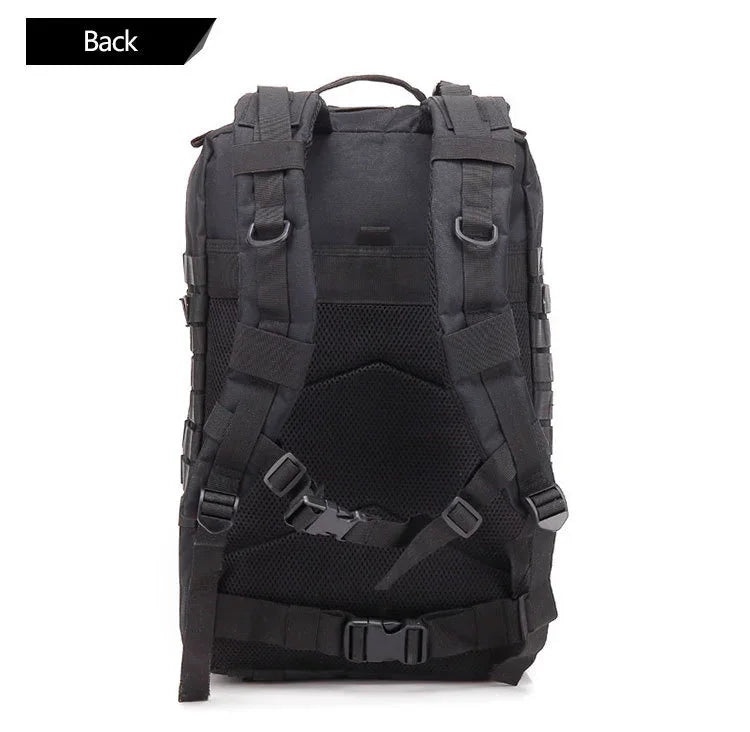 50L Tactical Backpack & Military Assault Pack — MOLLE Hiking Backpack & Laptop Bag for Bug Out, Hunting, Camping & Everyday Carry