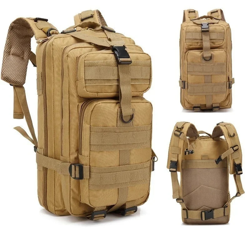 30L Tactical Backpack & EDC Daypack — Military MOLLE Assault Pack & Laptop Bag for Hiking, Bug Out, Hunting, Work & Everyday Carry