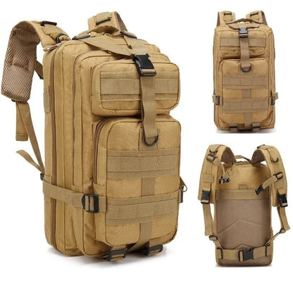 30L Tactical Backpack & EDC Daypack — Military MOLLE Assault Pack & Laptop Bag for Hiking, Bug Out, Hunting, Work & Everyday Carry