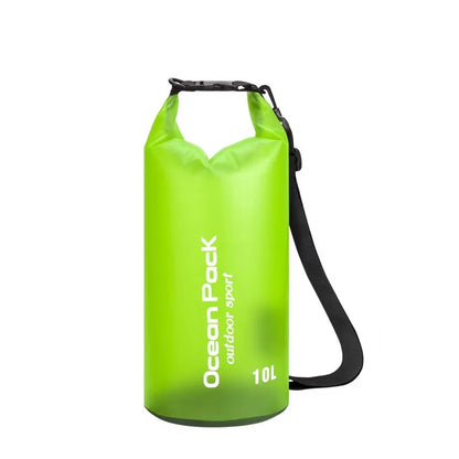 2L–20L Waterproof Floating Dry Bag, Roll-Top Dry Sack for Kayaking, Boating, Fishing, Rafting, Hiking & Camping