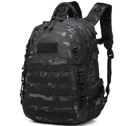 35L Tactical Bug Out Bag & Go Bag, Military-Style Hiking Backpack & Survival Daypack for Men & Women — Large Capacity Army Assault Pack for Camping, Hunting, Trekking & Emergency Preparedness