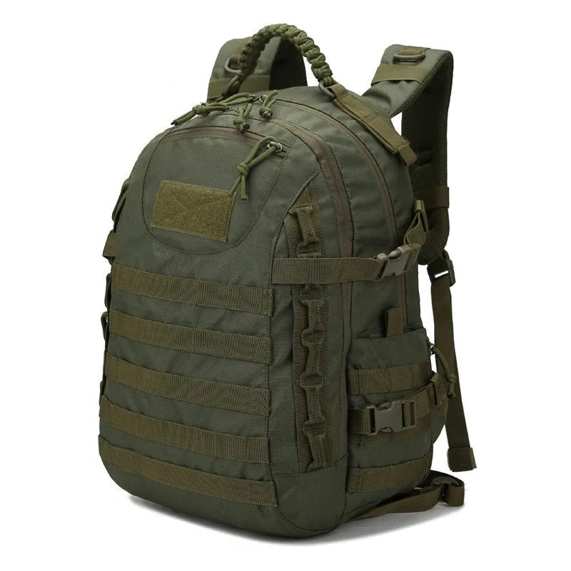35L Tactical Bug Out Bag & Go Bag, Military-Style Hiking Backpack & Survival Daypack for Men & Women — Large Capacity Army Assault Pack for Camping, Hunting, Trekking & Emergency Preparedness