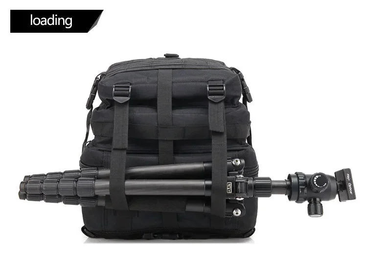 50L Tactical Backpack & Military Assault Pack — MOLLE Hiking Backpack & Laptop Bag for Bug Out, Hunting, Camping & Everyday Carry