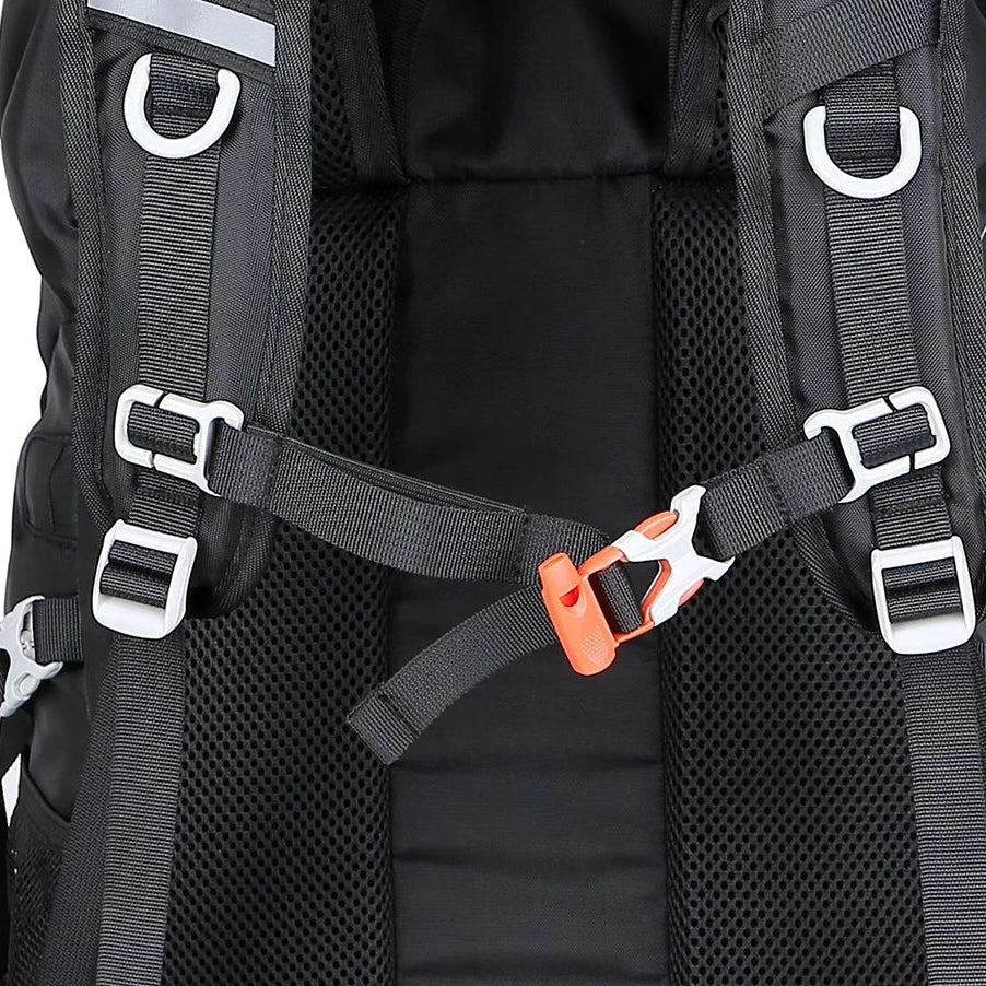 50L Travel Backpack & Hiking Rucksack with Rain Cover for Men & Women, Multifunctional Camping & Mountaineering Bag for Trekking, Hunting, Bug Out & Outdoor Adventures