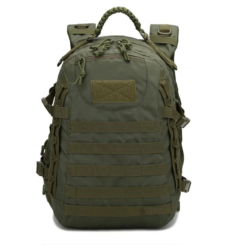 35L Tactical Bug Out Bag & Go Bag, Military-Style Hiking Backpack & Survival Daypack for Men & Women — Large Capacity Army Assault Pack for Camping, Hunting, Trekking & Emergency Preparedness