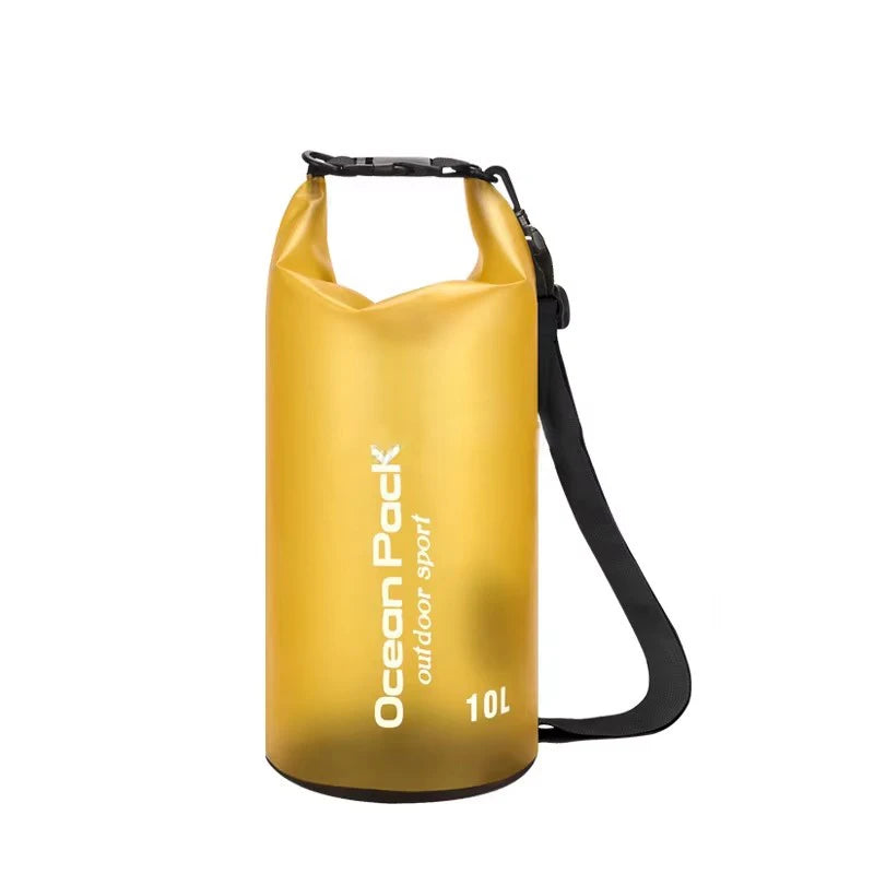 2L–20L Waterproof Floating Dry Bag, Roll-Top Dry Sack for Kayaking, Boating, Fishing, Rafting, Hiking & Camping