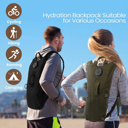 3L Hydration Pack, Hydration Backpack & Water Backpack with Water Bladder for Hiking, Running, Cycling, Trail Running & Outdoor Use