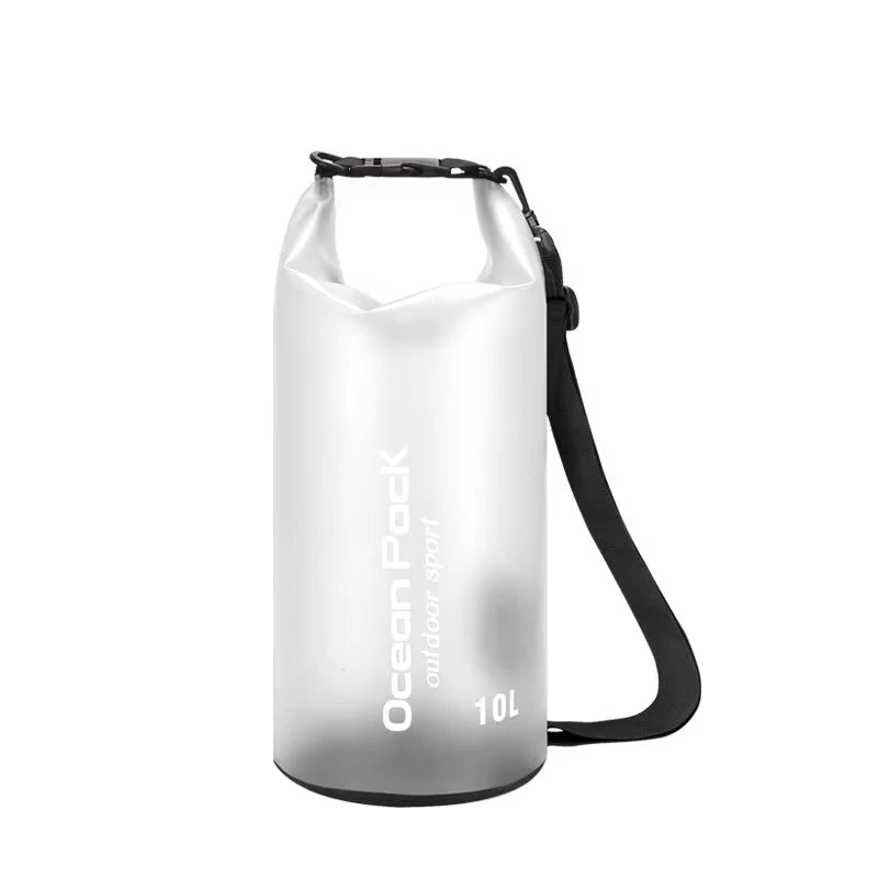 2L–20L Waterproof Floating Dry Bag, Roll-Top Dry Sack for Kayaking, Boating, Fishing, Rafting, Hiking & Camping