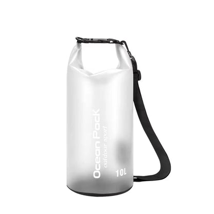 2L–20L Waterproof Floating Dry Bag, Roll-Top Dry Sack for Kayaking, Boating, Fishing, Rafting, Hiking & Camping