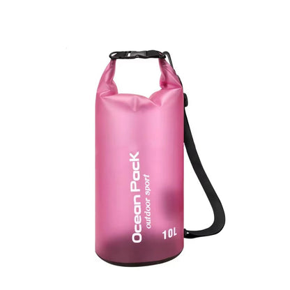 2L–20L Waterproof Floating Dry Bag, Roll-Top Dry Sack for Kayaking, Boating, Fishing, Rafting, Hiking & Camping