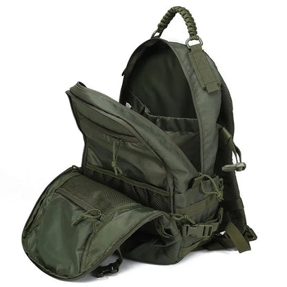 35L Tactical Bug Out Bag & Go Bag, Military-Style Hiking Backpack & Survival Daypack for Men & Women — Large Capacity Army Assault Pack for Camping, Hunting, Trekking & Emergency Preparedness
