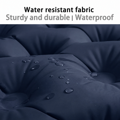 Self-Inflating Camping Sleeping Pad & Air Mattress with Integrated Pillow — Inflatable Camping Bed & Sleeping Mat for Camping, Backpacking & Hiking